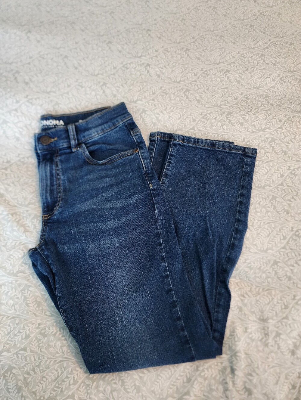 Sonoma Goods For Life Straight-Fit Flexwear Denim Jeans, Boys Size 14